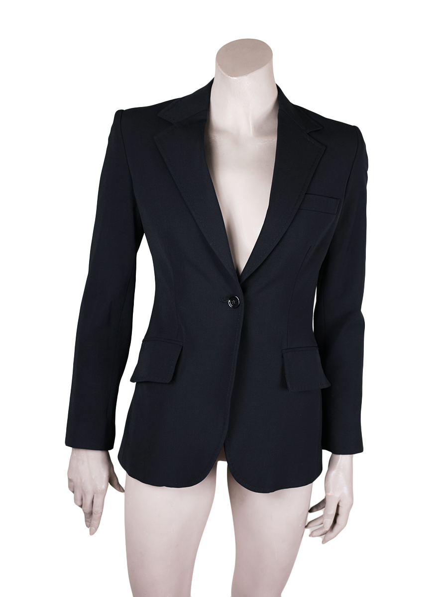 Gucci Black Suit Jacket-Preowned