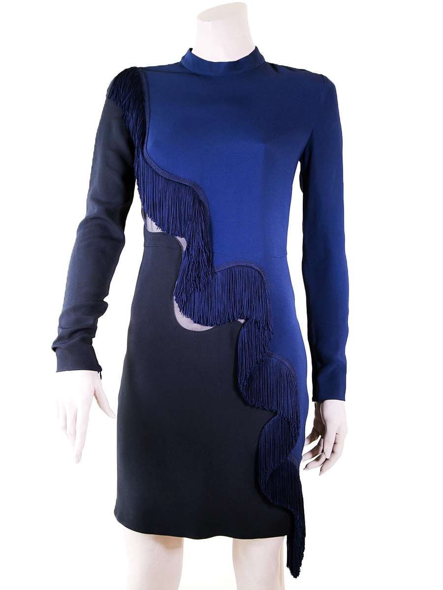 Stella McCartney Blue -Black Dress-Preowned