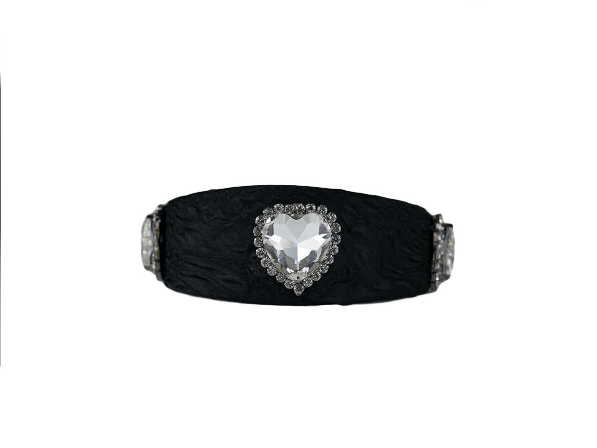 Black With Stones Hairband