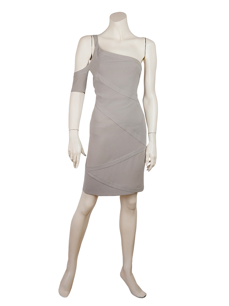 JASMINE DE MILO Beige Mini Dress