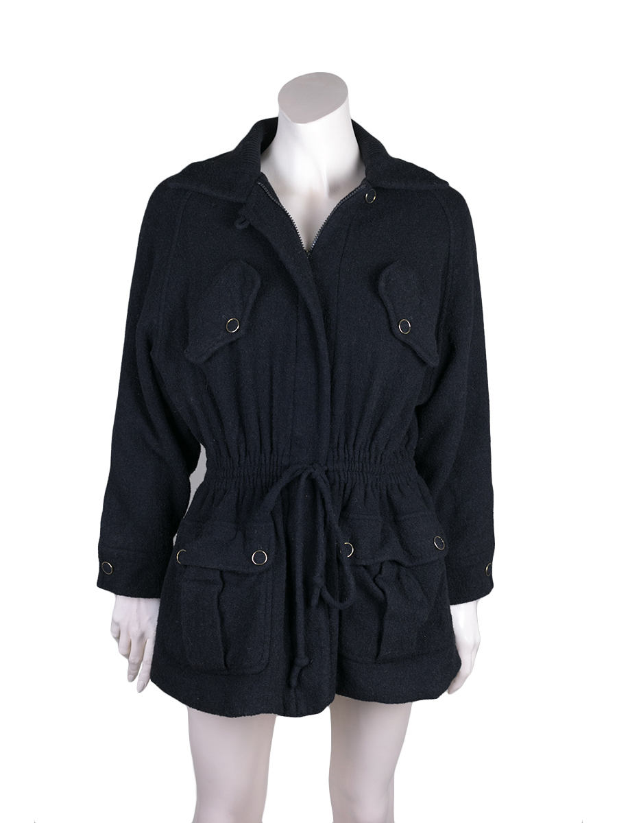 Karl Legerfeld Black Wool Jacket
