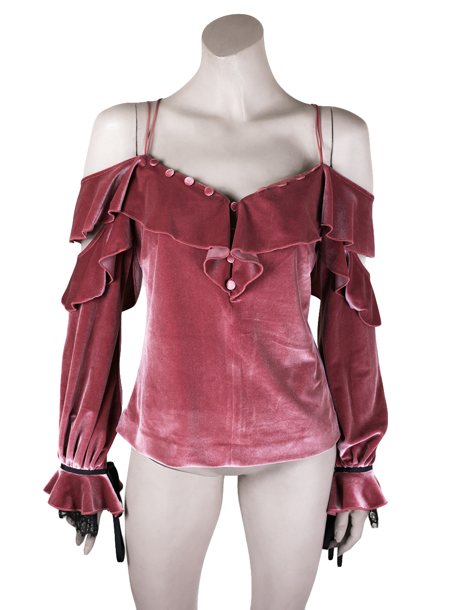 Self Portrait Velvet Top