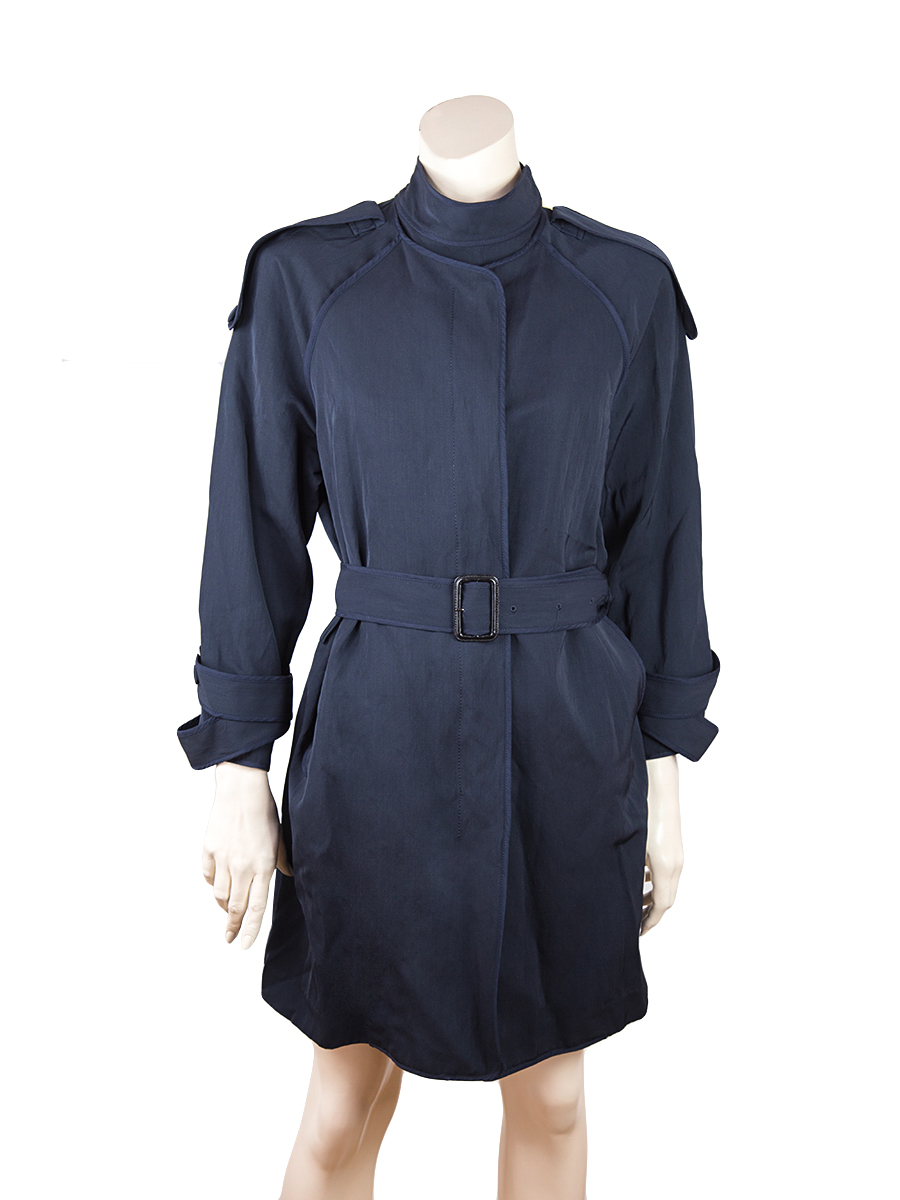 Philip Lim Navy Blue Trench coat-Preowned