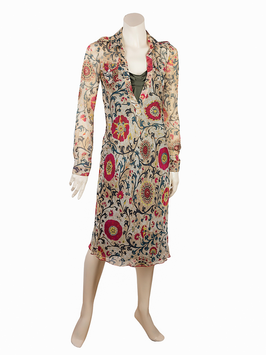 Diane Von Furstenberg Silk Floral Dress - Preowned