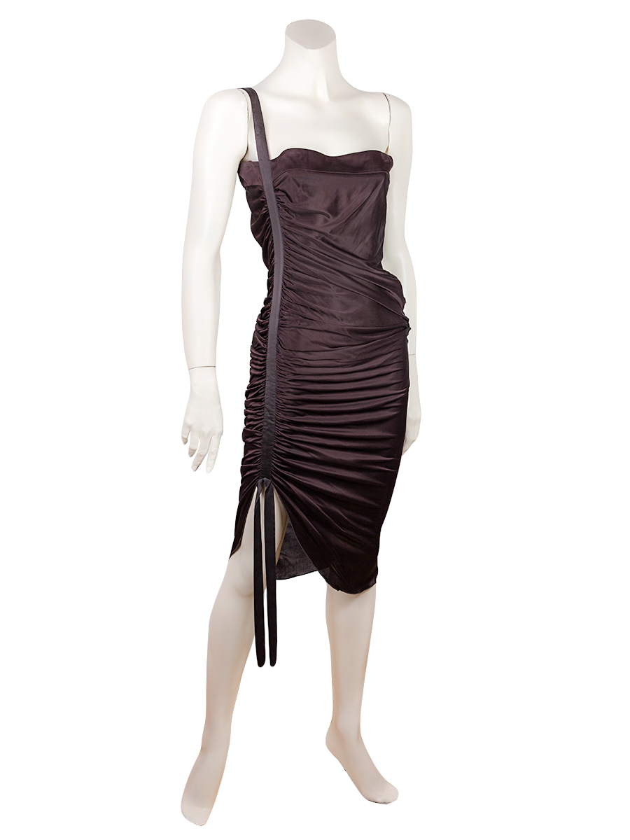 Ungarofuchsia Brown Midi Dress- Preowned