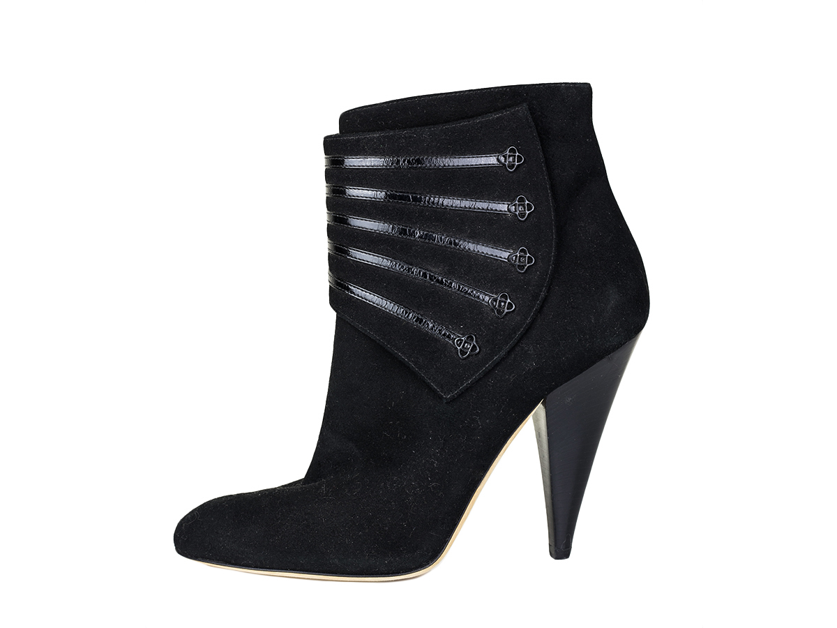 Oscar De la Renta Suede Ankle Boots- Preowned