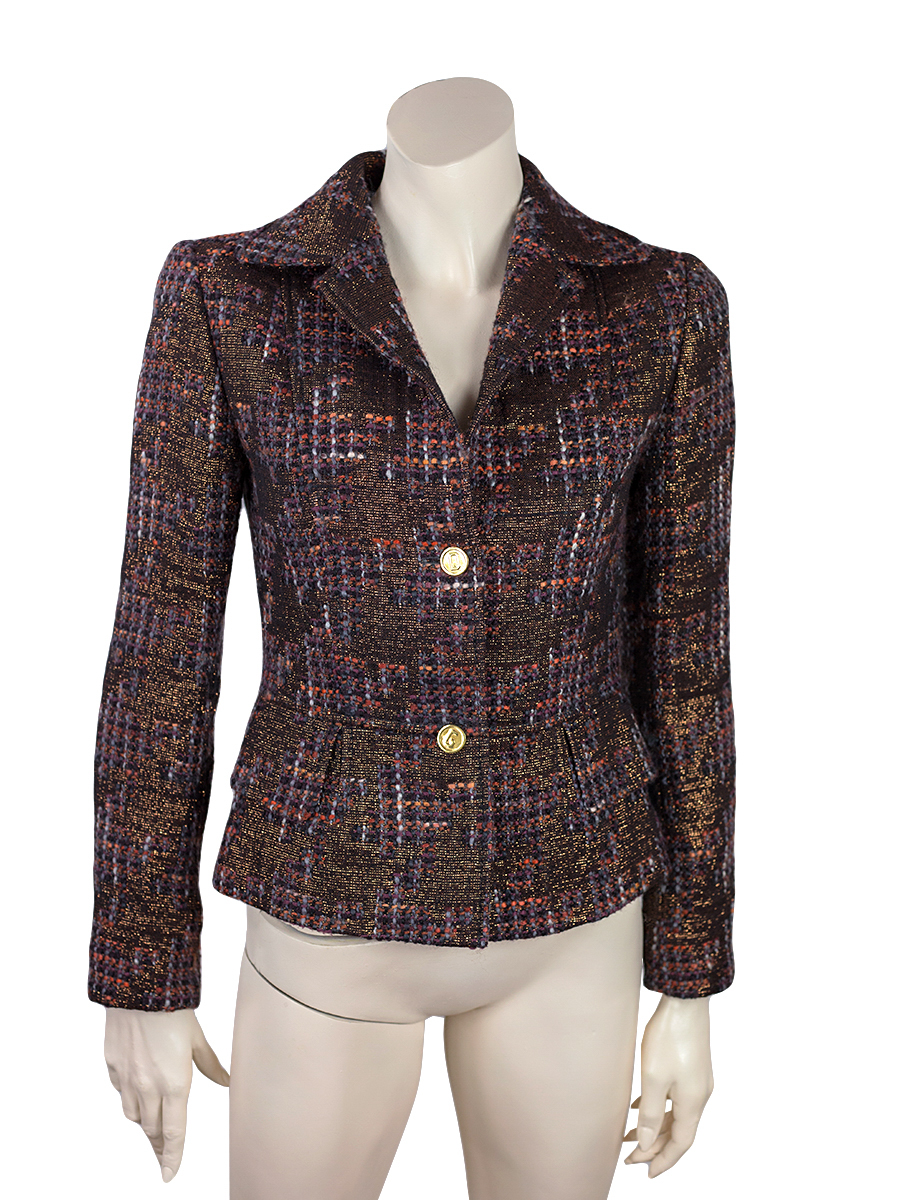 Dolce & Gabbana Tweed Red Blazer -Preowned