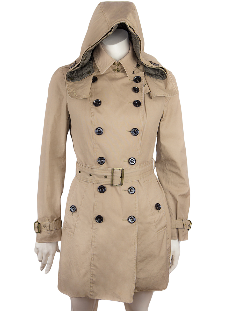 Burberry  Mid-length Beige Trench Coat -Preowned