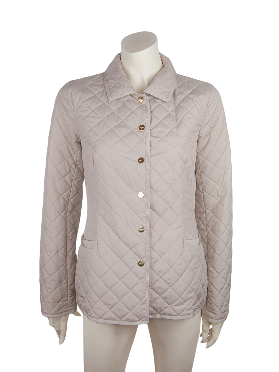 Salvatore Ferragamo Pink  Quilted Jacket - Preowned