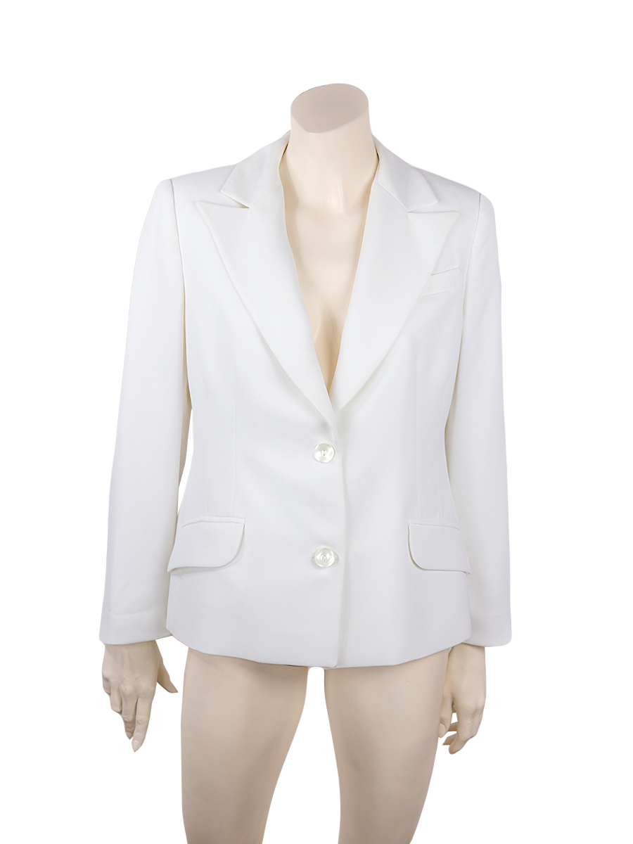 Jupe White Blazer - Preowned