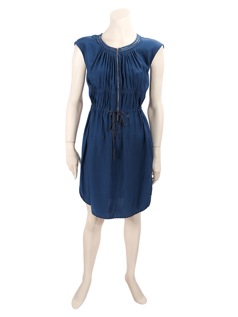 Isabel Marant Etoile Blue Silk Dress - Preowned