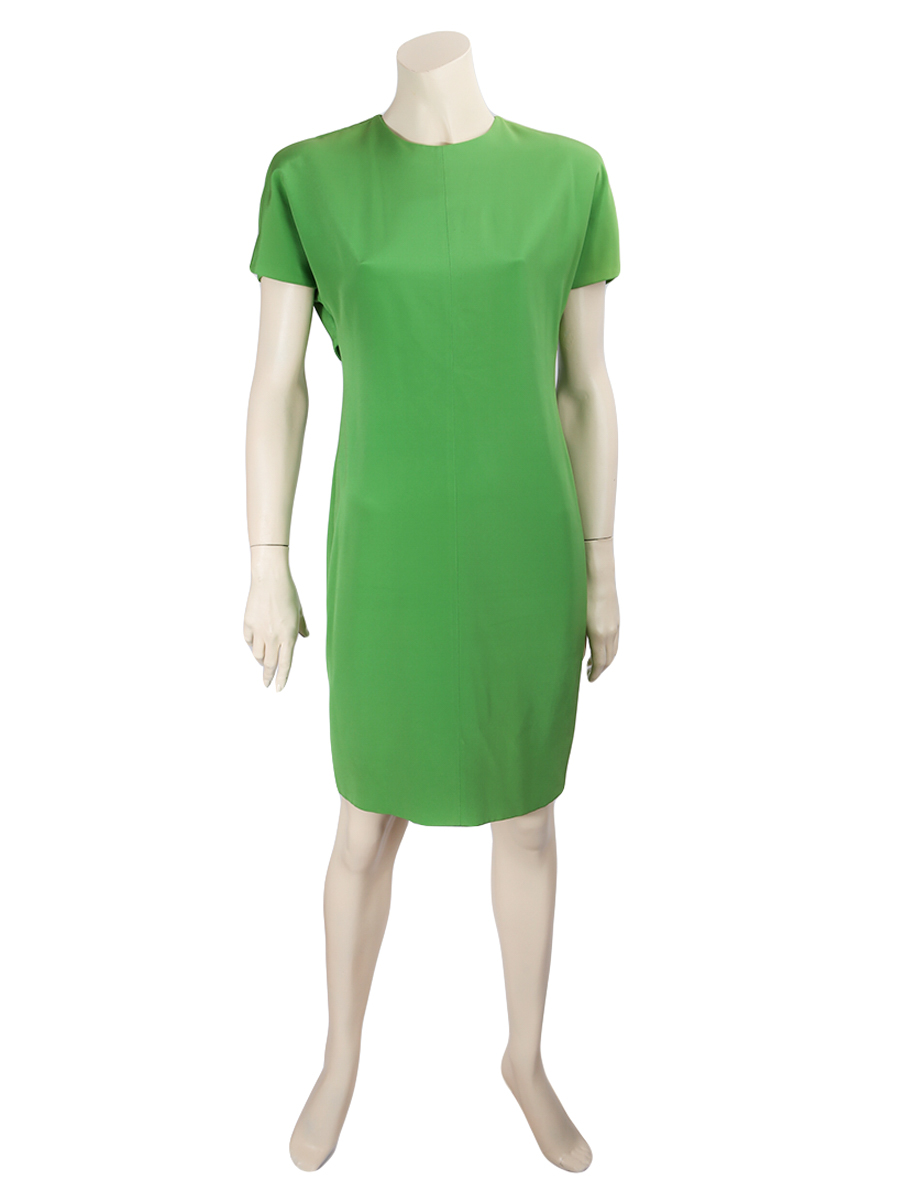 Gianfranco Ferre Mini Silk Green Dress - Preowned