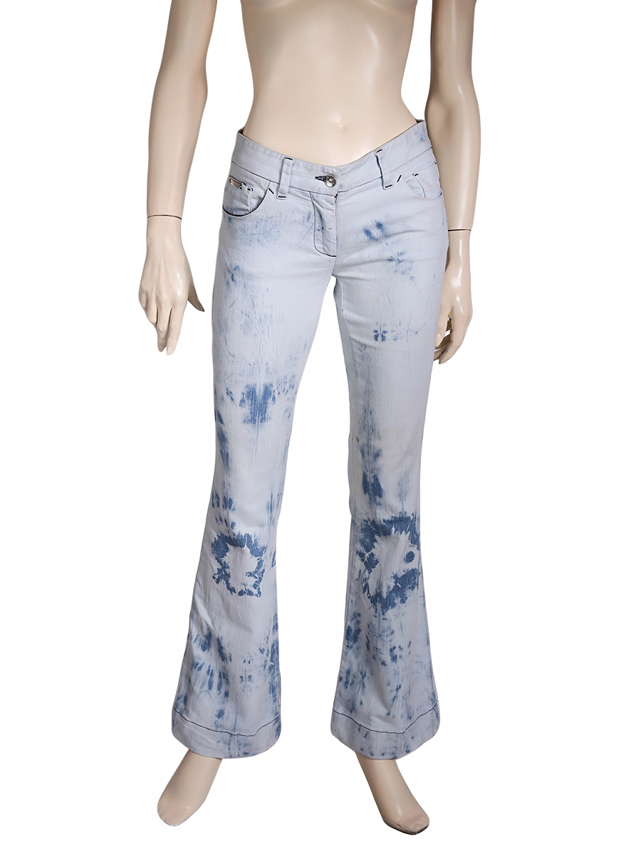 Dolce & Gabbana flair tie-dye jeans Preowned