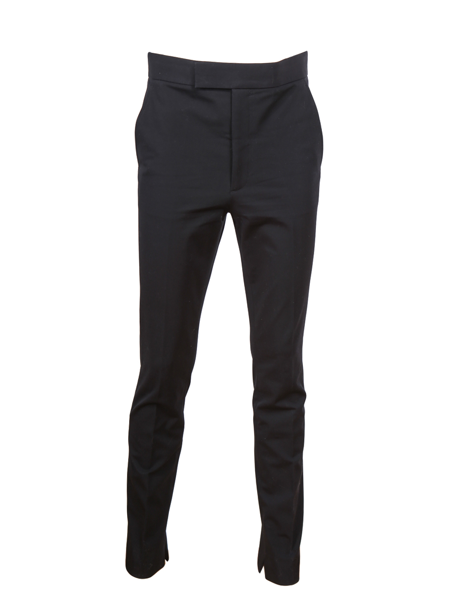 Helmut Lang Black Cotton Trousers - Preowned