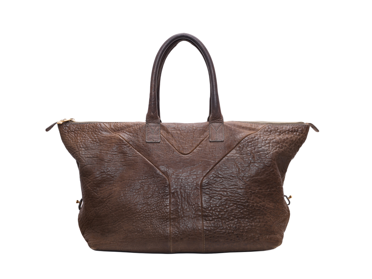 Yves Saint Laurent Easy Y Brown Leather Tote Bag - Preowned