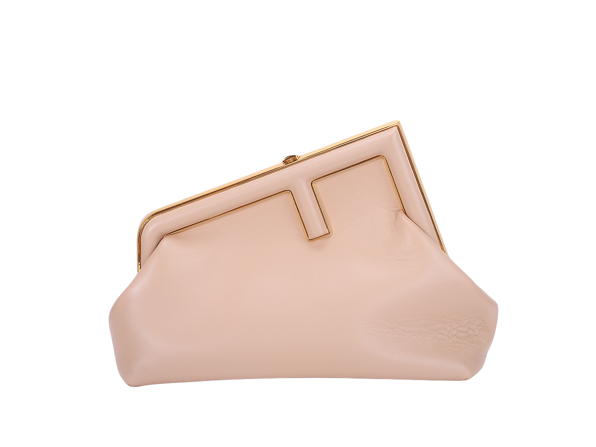 Fendi First Small Pale Pink Leather Bag - Preowned