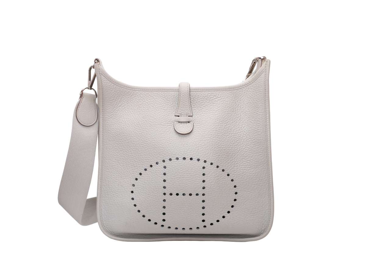 Hermès Evelyne GM Grey Togo Leather Shoulder Bag - Preowned