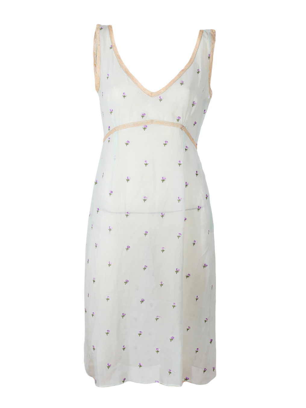 Collette Dinnigan Silk Lace Midi Dress - Preowned