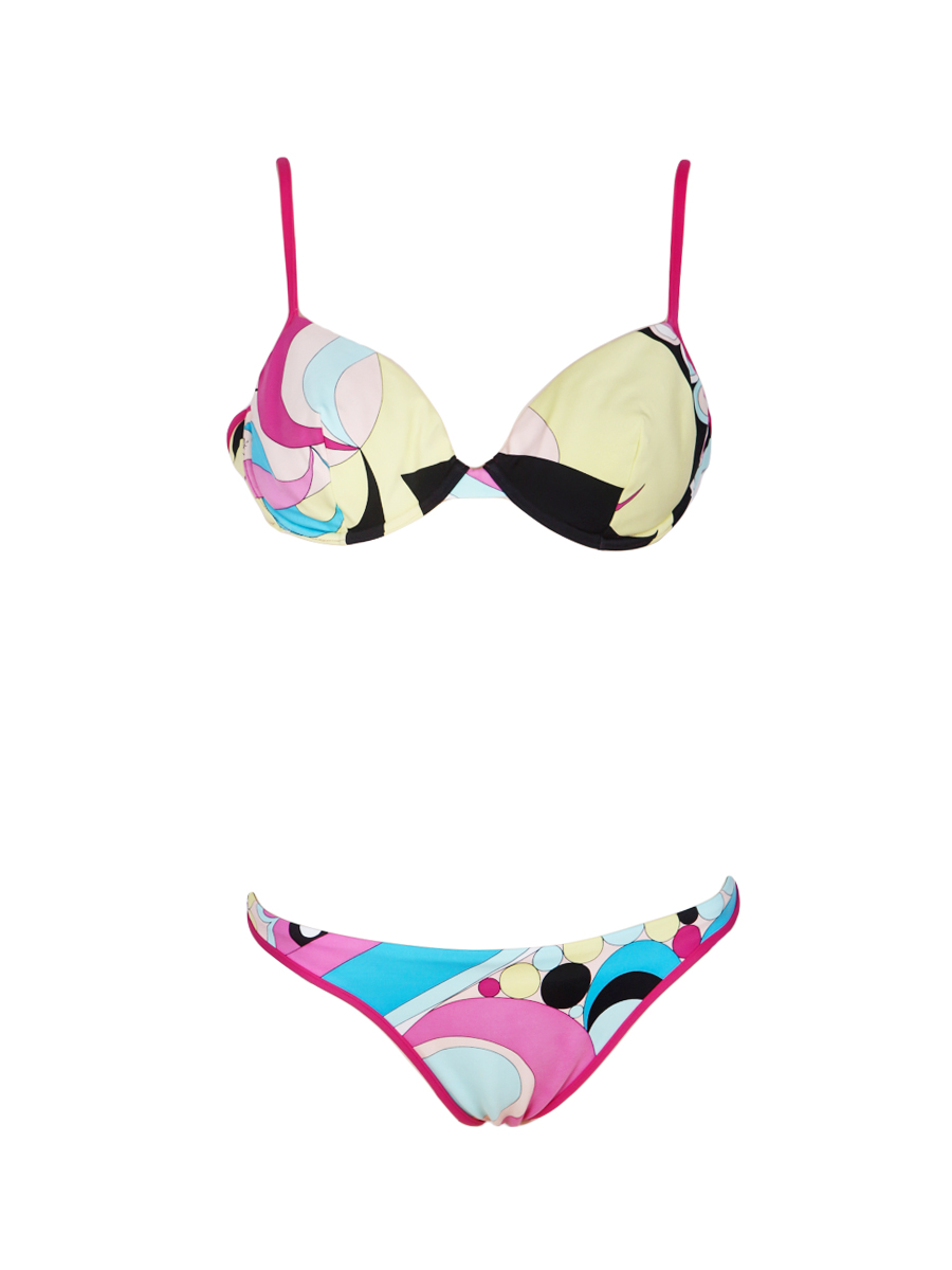 Emilio Pucci Patterned Two Piece Swimwear - Preowned