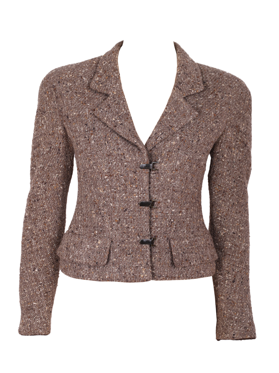 Chanel Single-Breasted Tweed Jacket Circa 1999 - Preowned