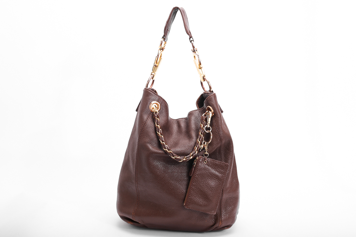 Love Moschino Brown Leather Bag - Preowned