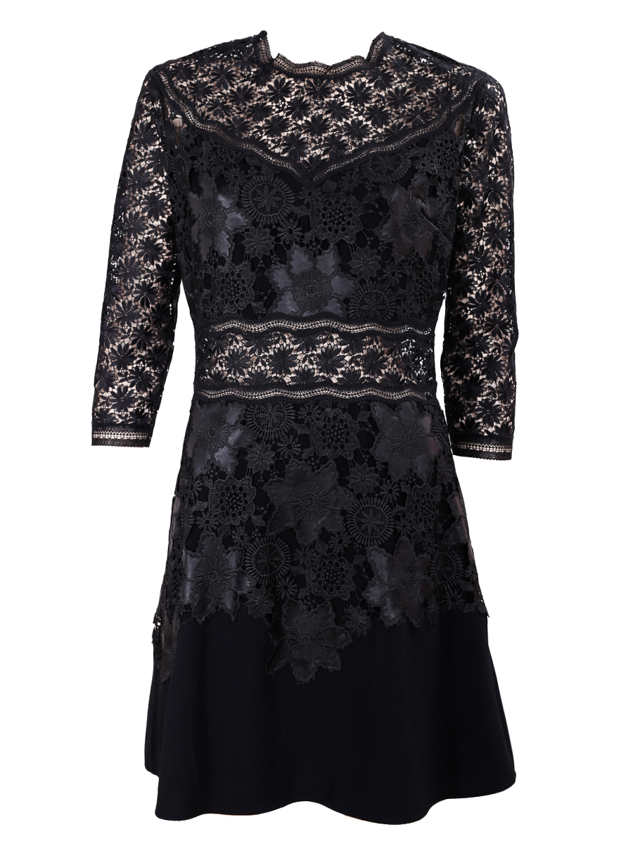 The Kooples Black Lace Dress - Preowned