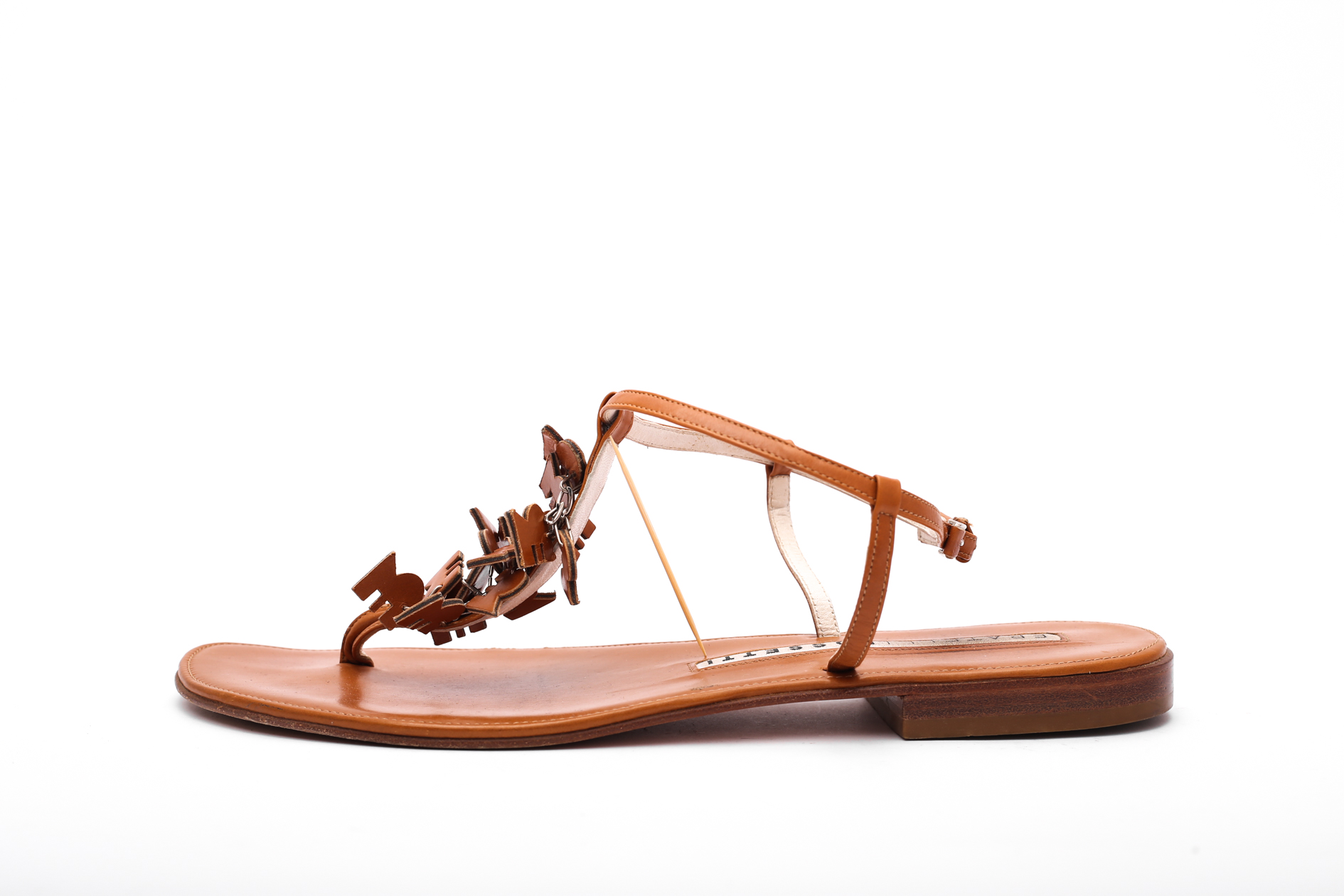 Fratelli Rossetti Tan Leather Sandals - Preowned
