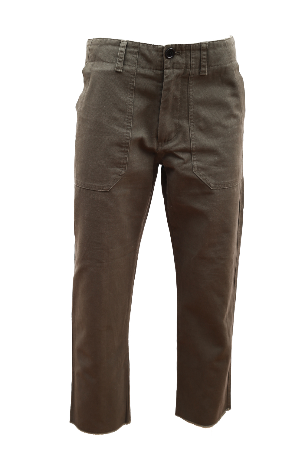 Zadig & Voltaire Khaki Cropped Trousers - Preowned