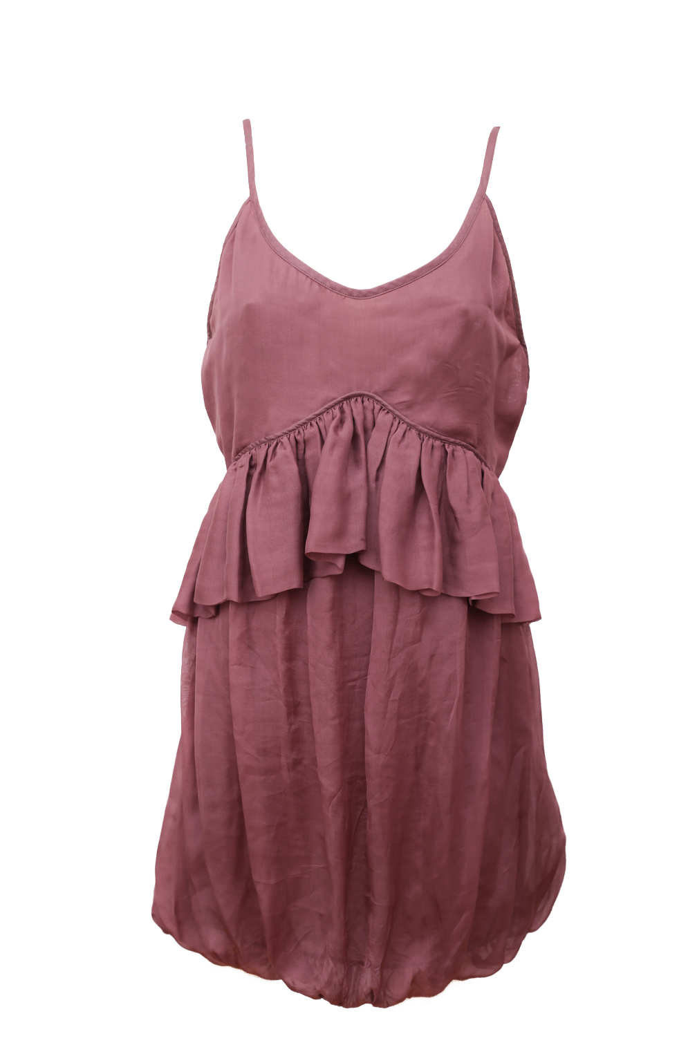 Stella McCartney Purple Silk Balloon Dress - Preowned
