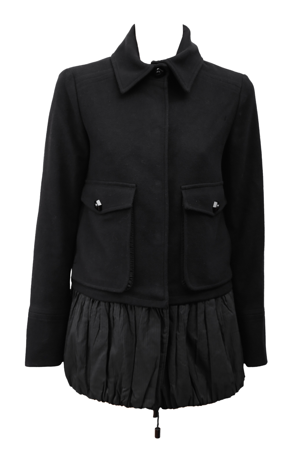 Gianfranco Ferre Black Mid-Length Jacket - Preowned
