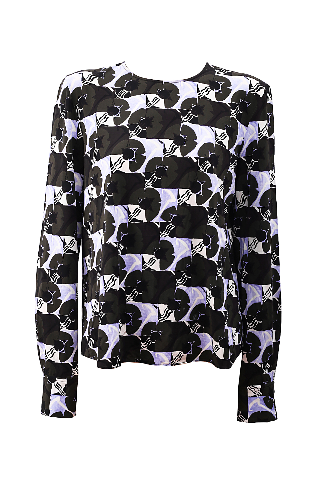 Marni Abstract Cubic Floral Print Blouse - Preowned