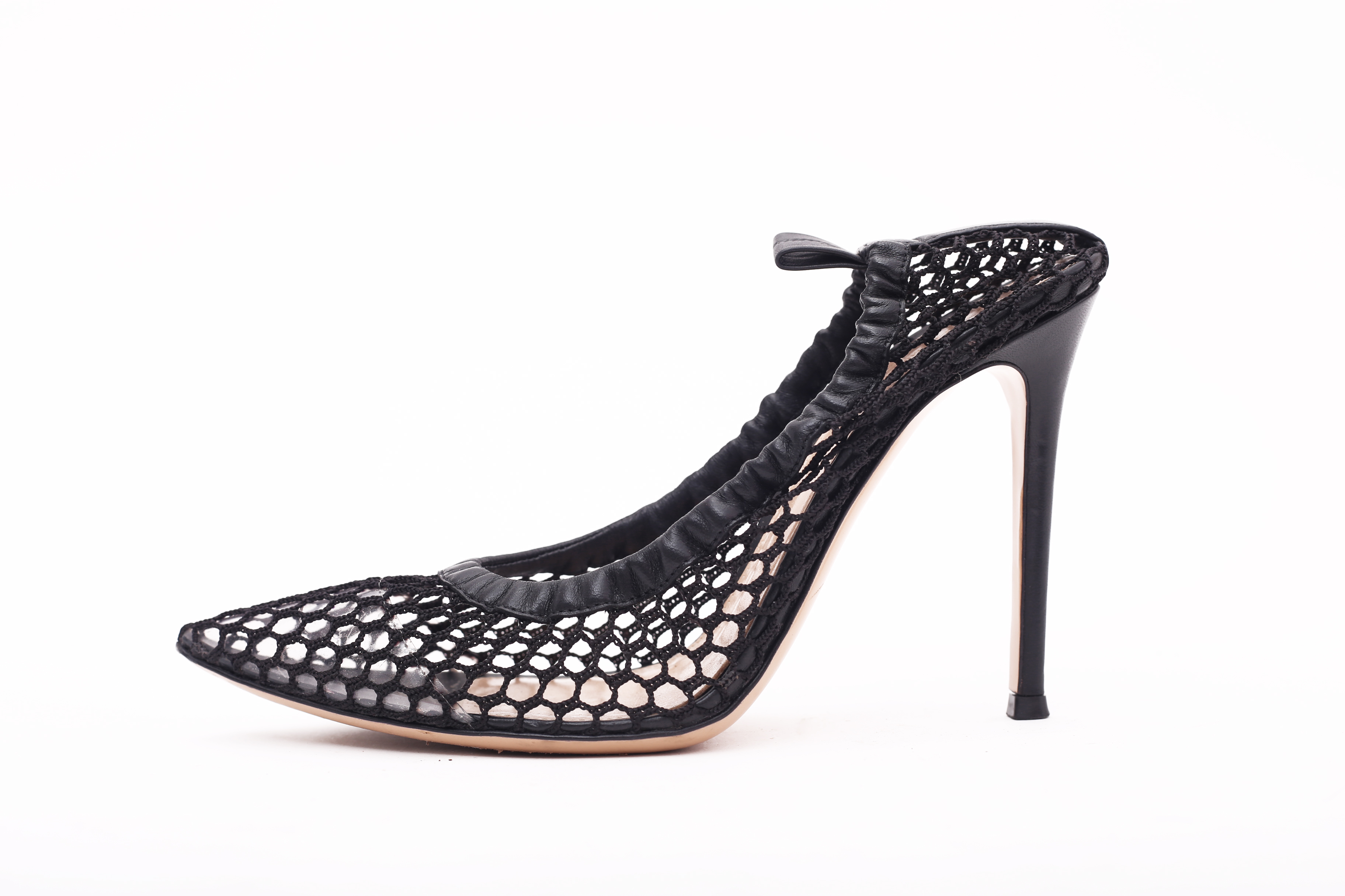Gianvito Rossi Mesh Mules - Preowned