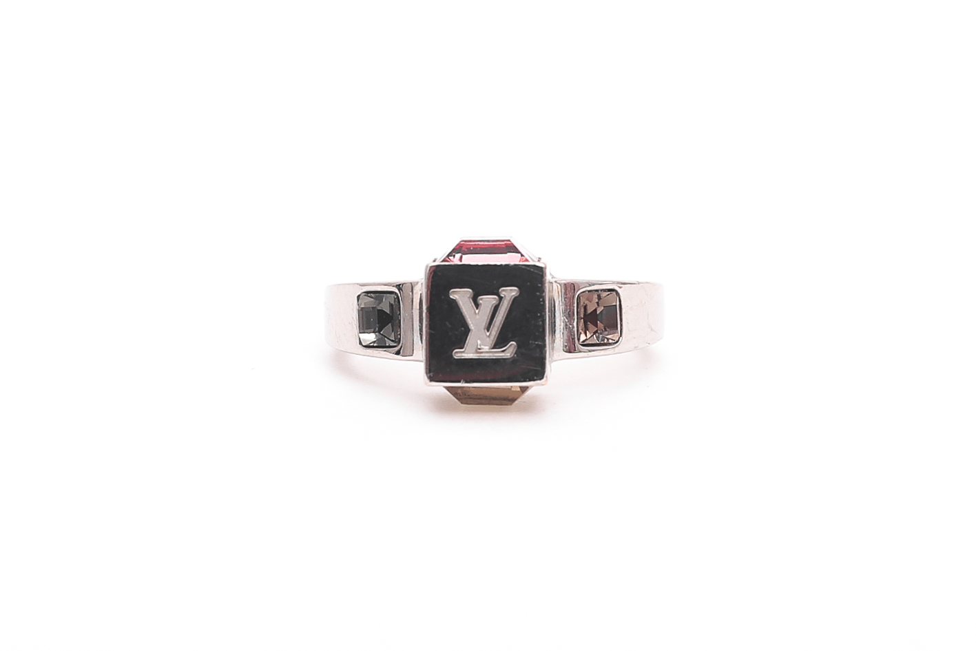 Louis Vuitton Gamble Silvery Ring - Preowned