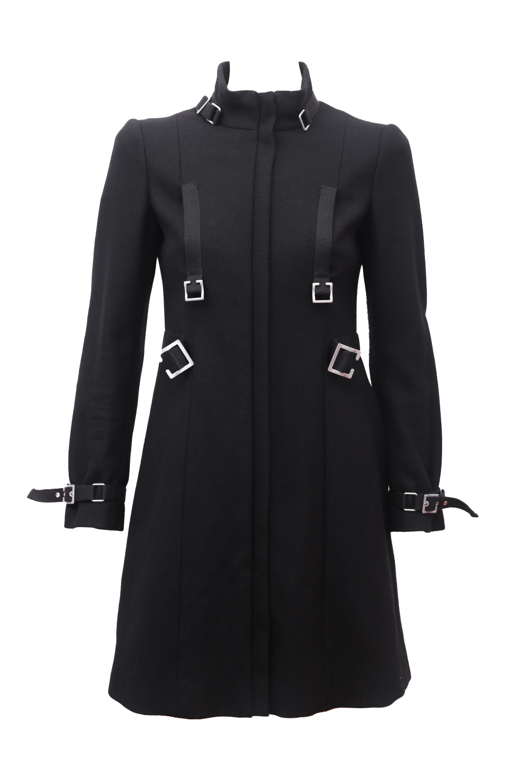 Moschino Black Wool Coat - Preowned