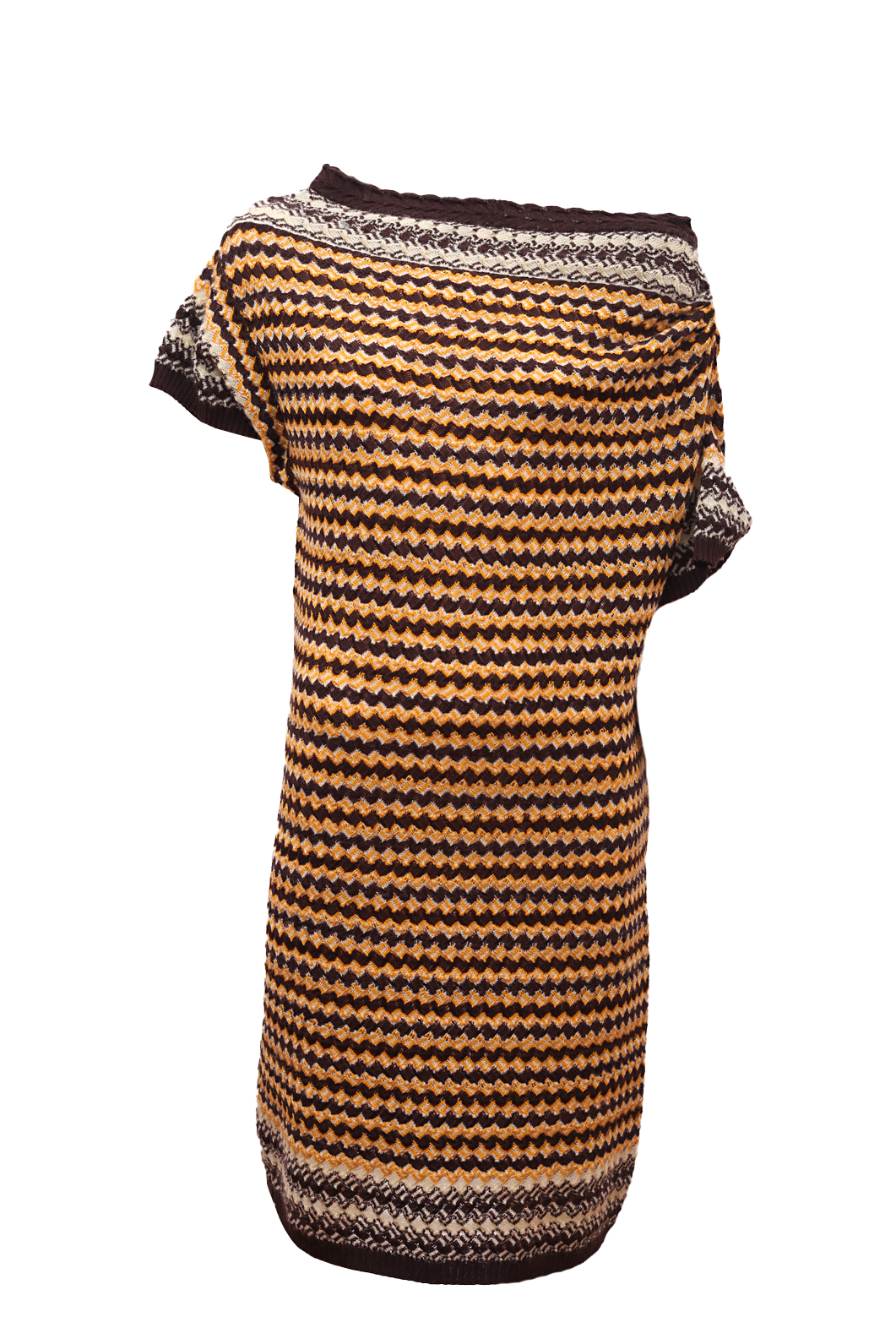 Missoni Patterned Knit Off-The Shoulder Dress - Preowned