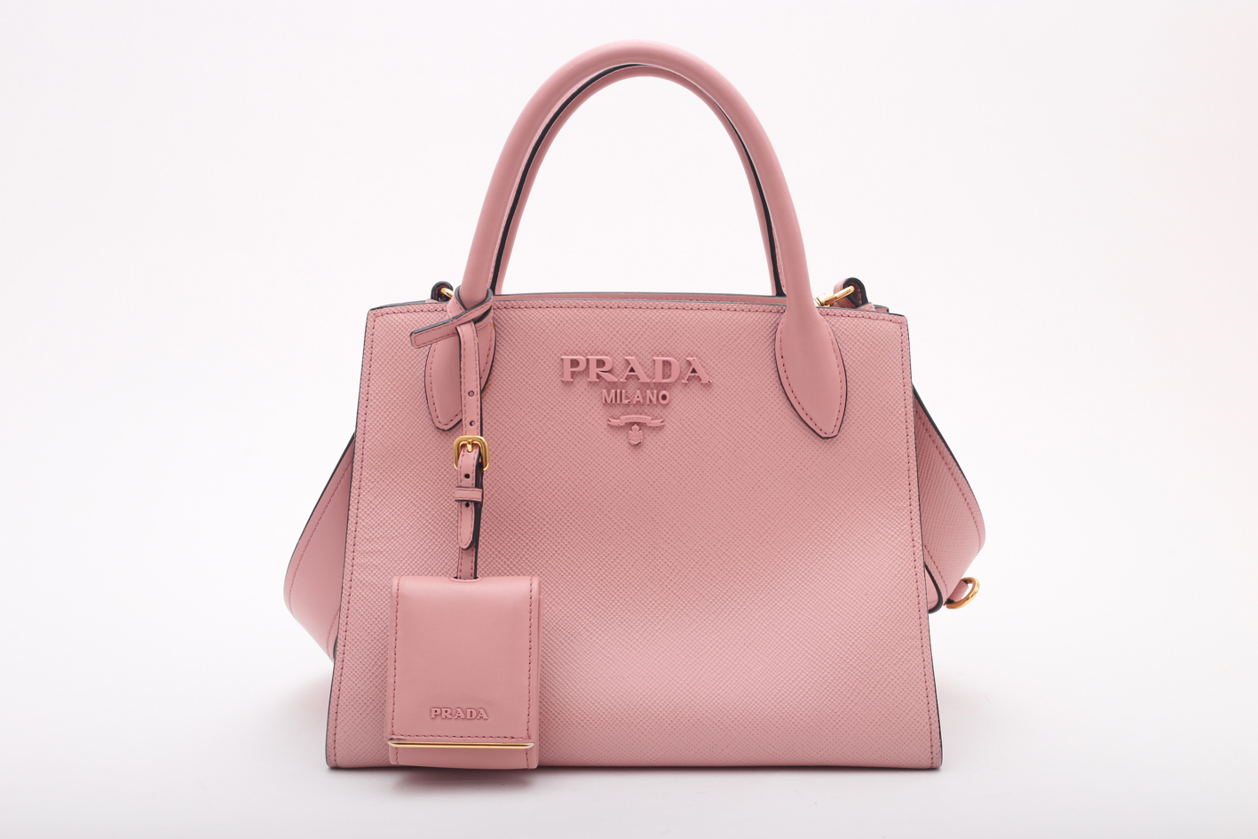 Prada Saffiano Top Handle Tote Bag - Preowned