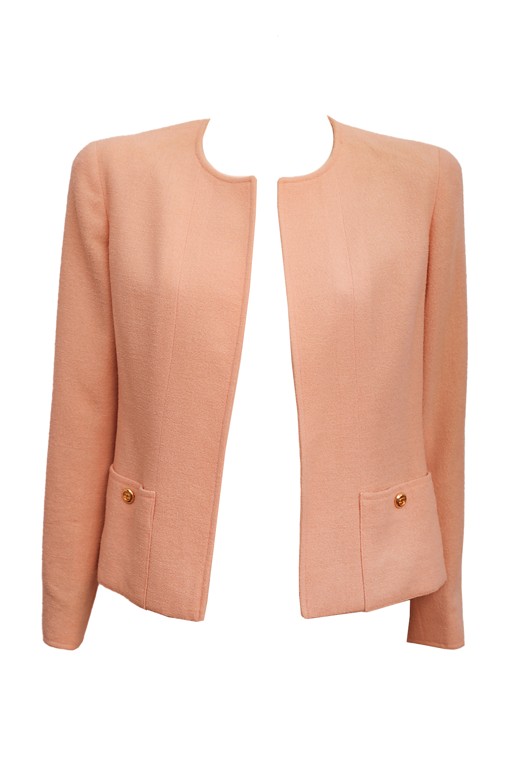 Chanel Pink Wool Jacket - Preowned