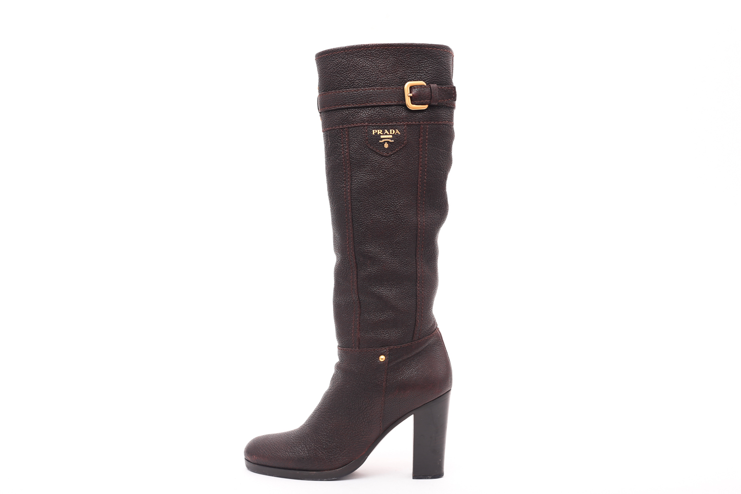 Prada Leather Boots - Preowned