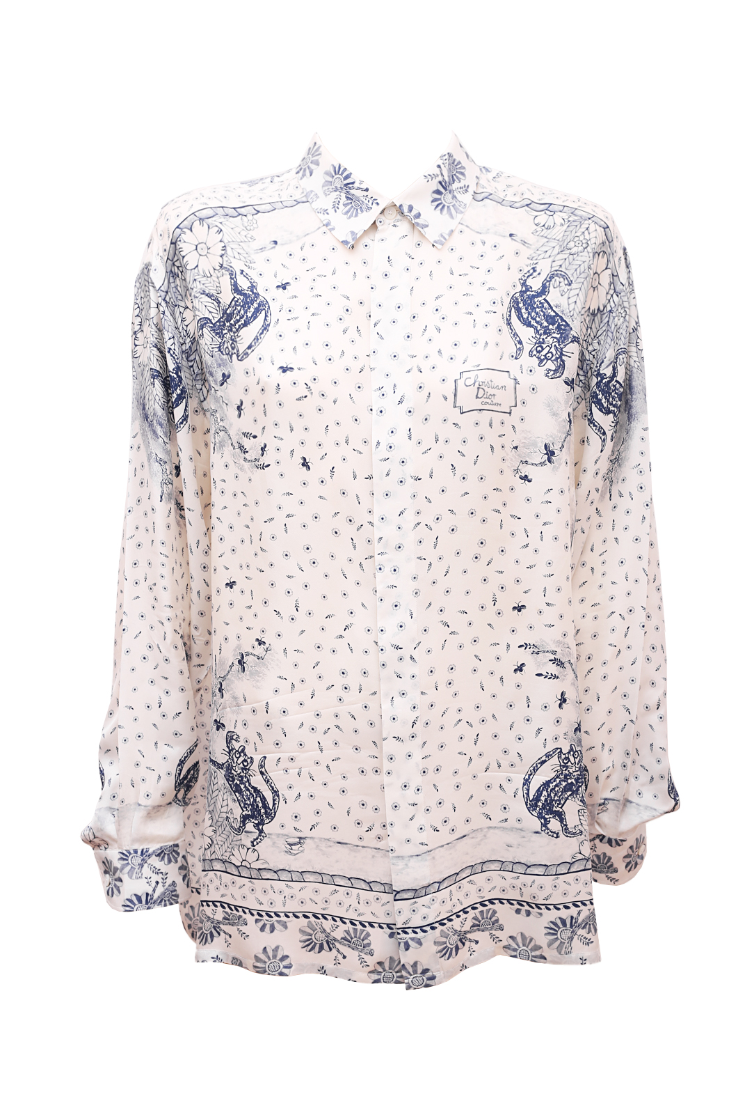 Christian Dior x Hylton Nel Men 2023 Silk Shirt - Preowned
