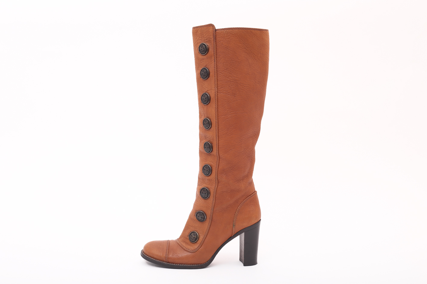 Dolce et Gabbana knee high leather boots - Preowned
