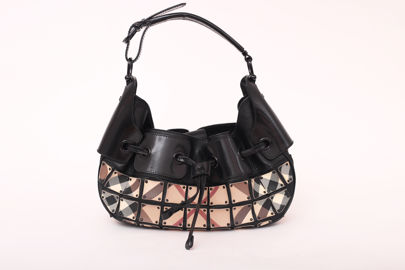 Burberry Nova Check Small Warrior Hobo bag - Preowned