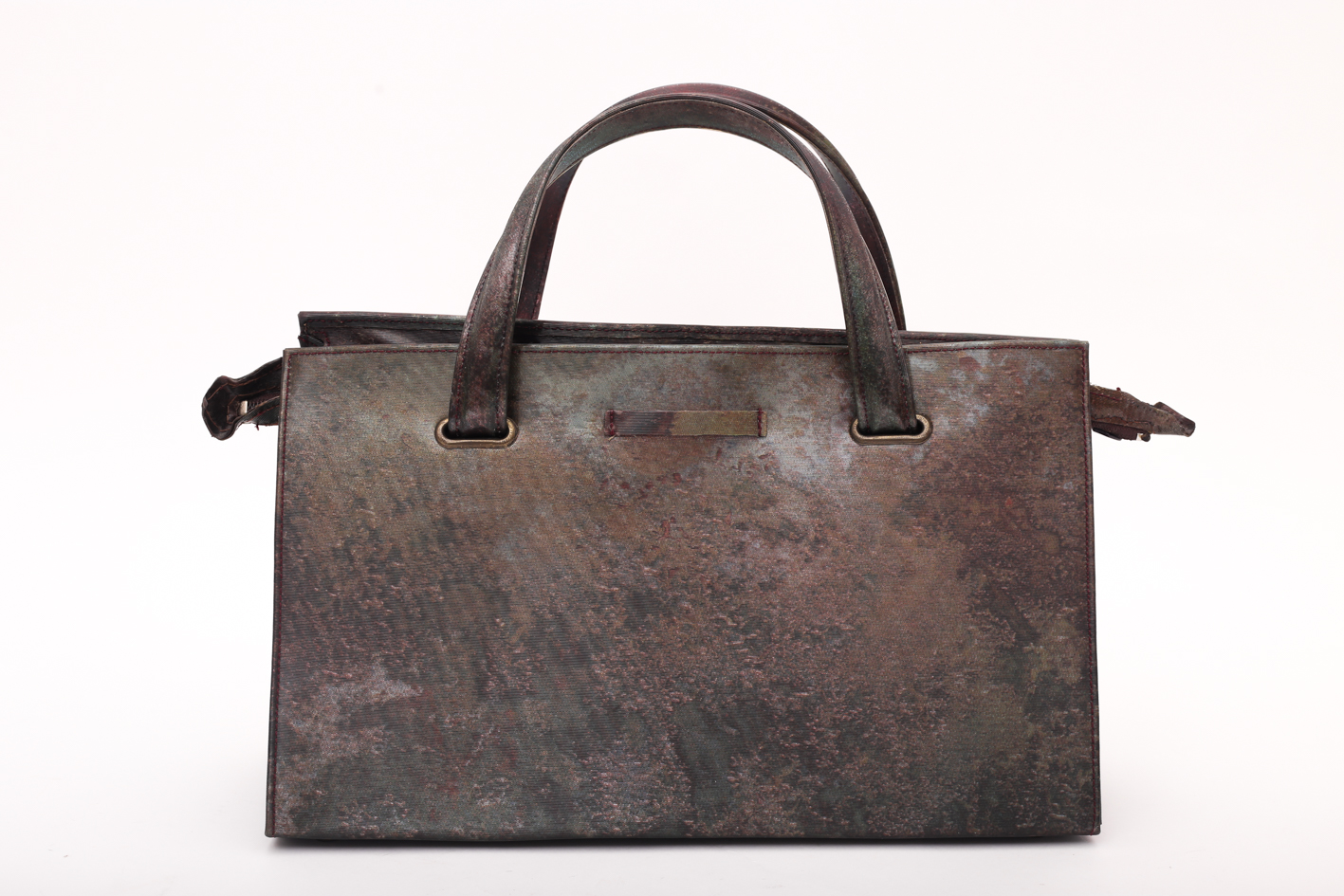 Jean Paul Gaultier green khaki hologram handbag - Preowned