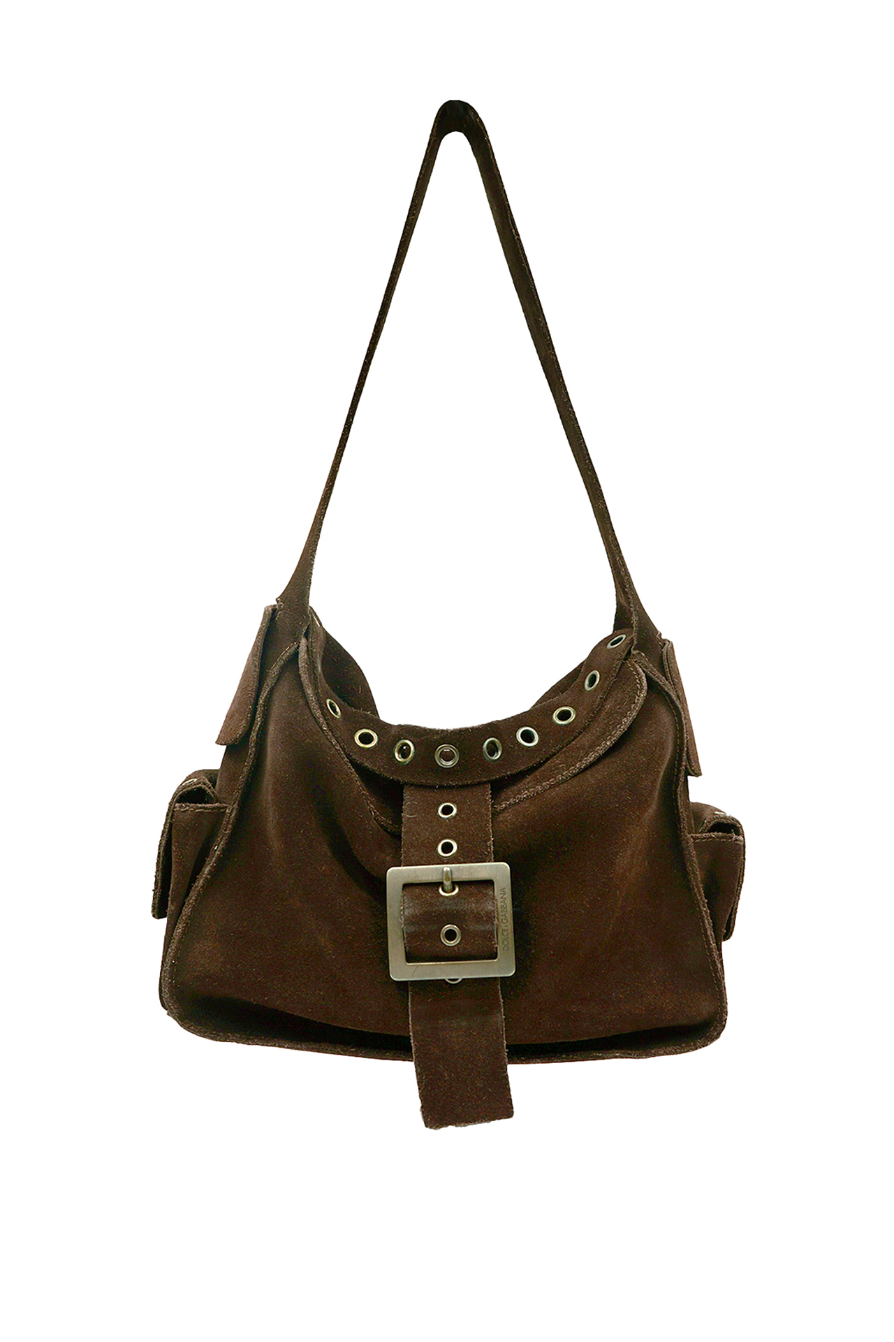Dolce& Gabbana Suede Leather Shoulder bag- Preowned