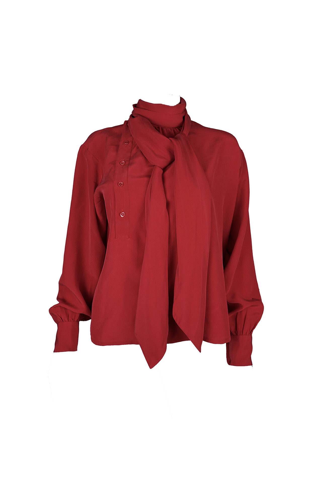 Yves Saint Laurent Rive Gauche Silk Shirt- Preowned