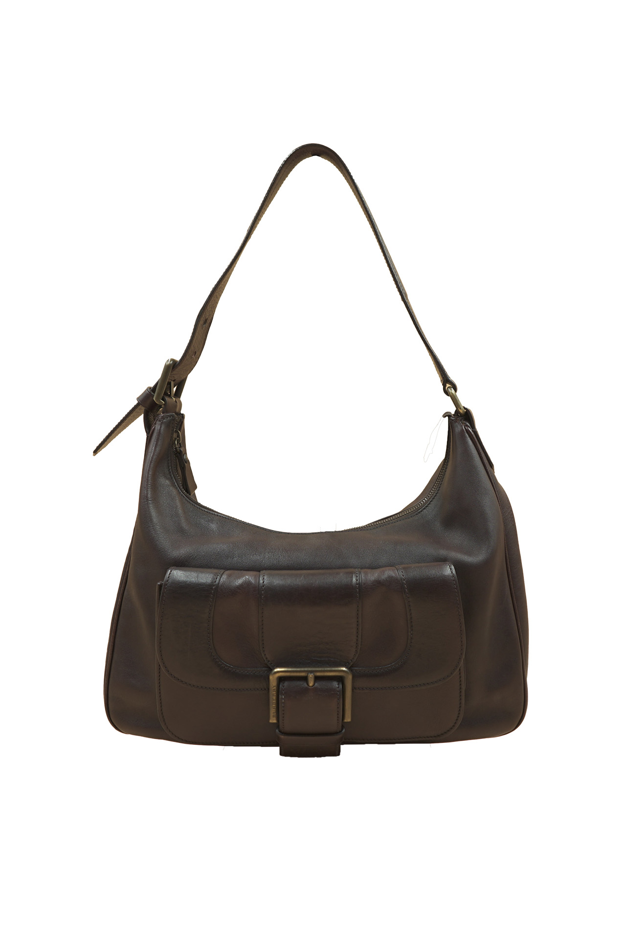 Burberry Brown Leather Bag- Preowned