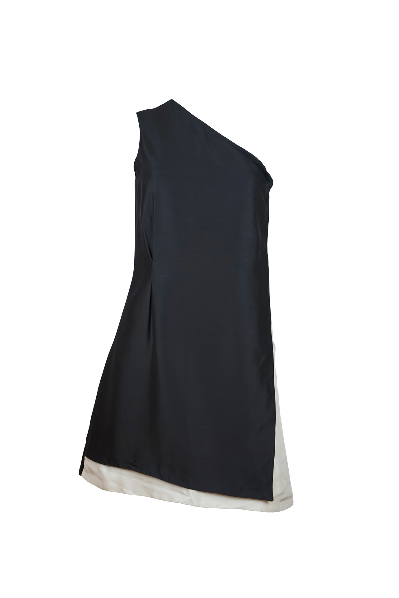 Zeus & Dione Bicolor One-Shoulder A-Line Dress- Preowned