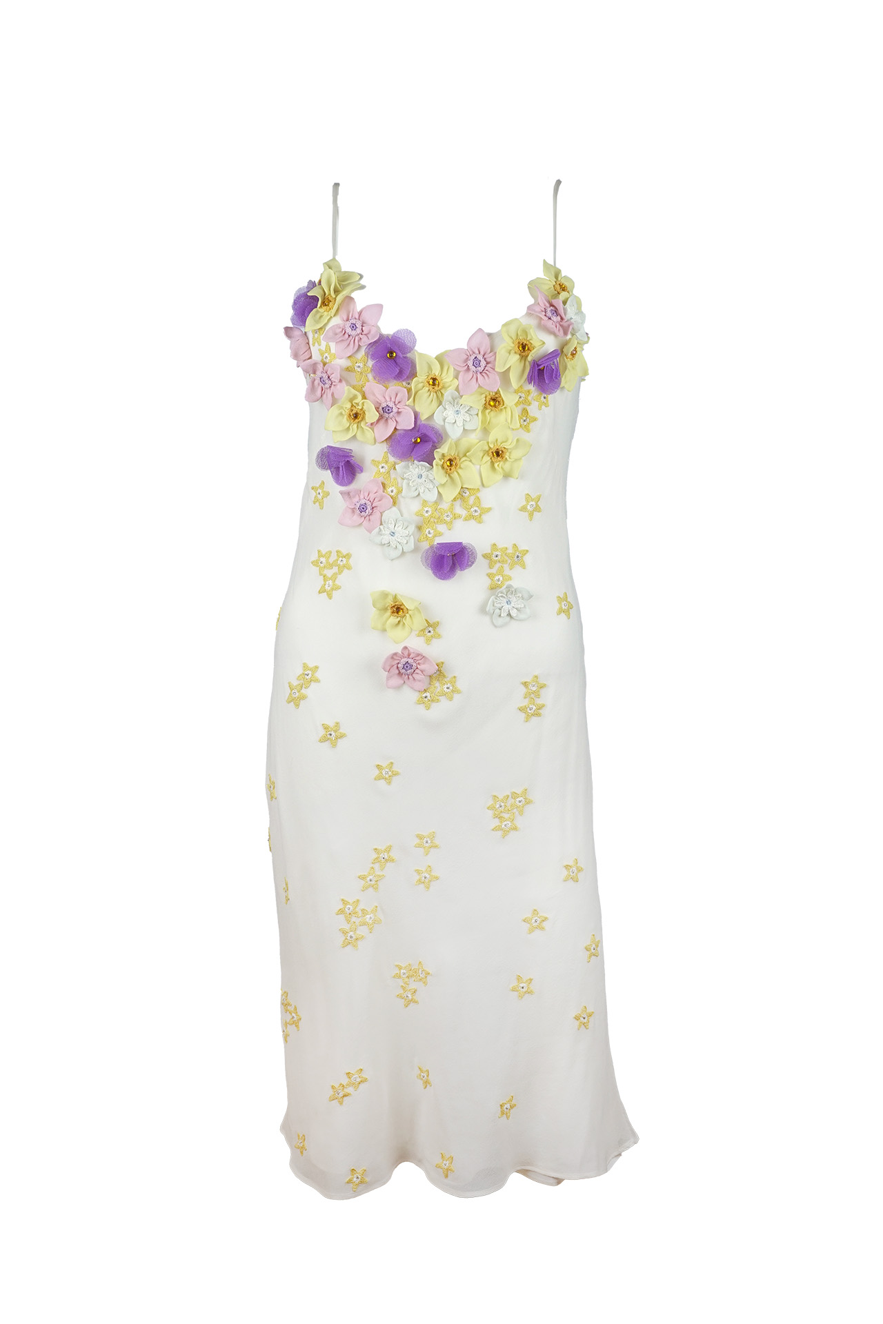 Vintage Moschino Cheap and Chic Floral Silk Slip Dress- Preowned