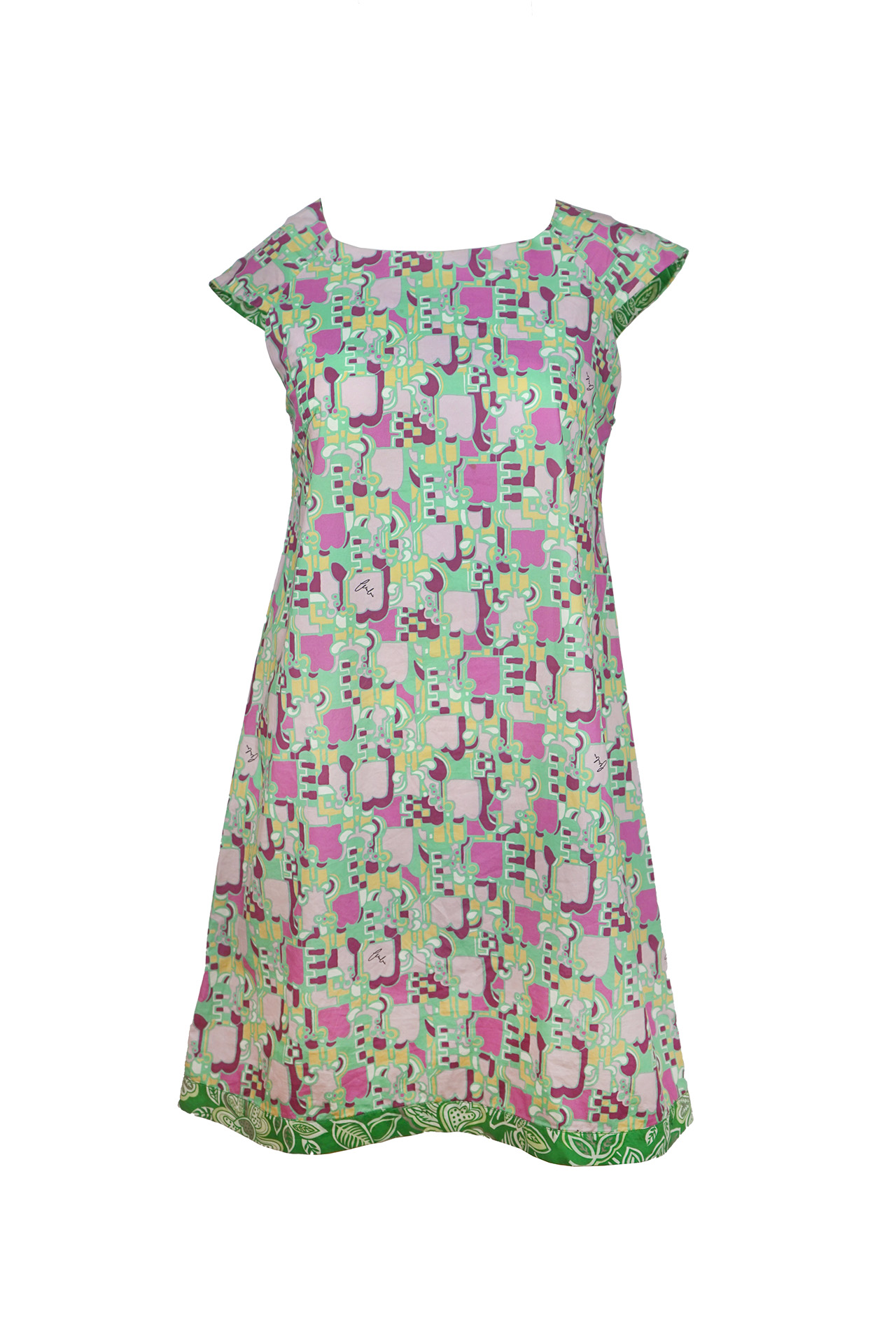 Bini Como Geometric Mini Dress- Preowned