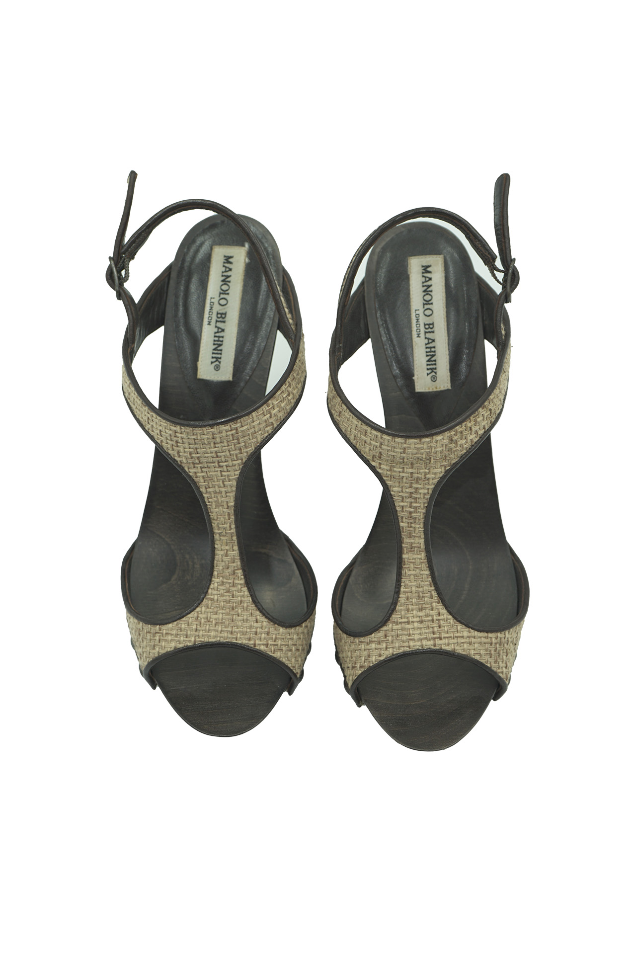 Manolo Blahnik Heeled Platform Sandals-Preowned