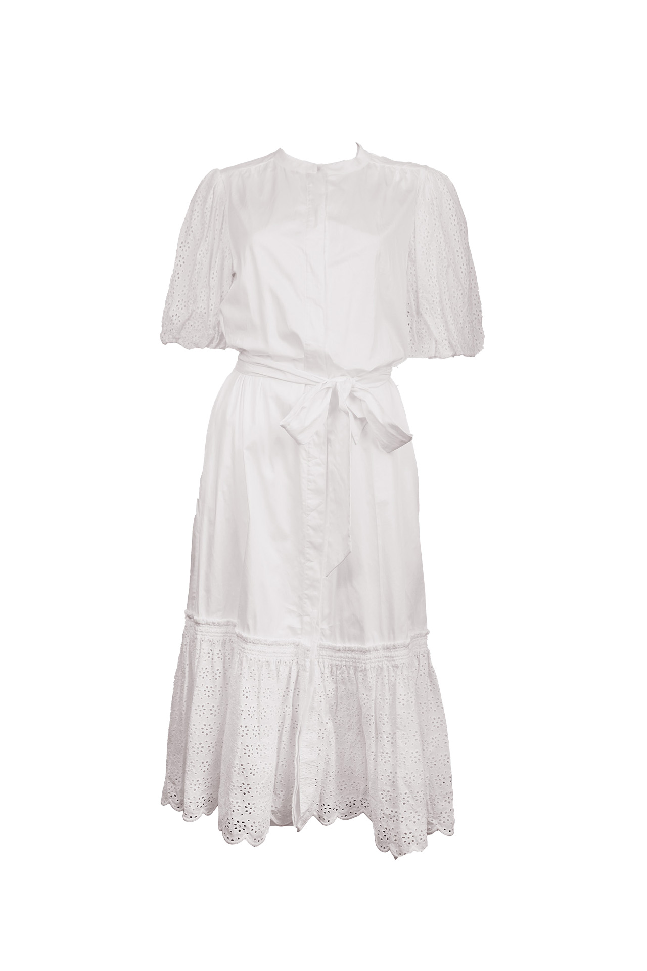 Tory Burch Broderie Anglaise Midi Dress- Preowned